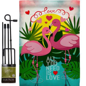Garden Flag Valentines GS101063