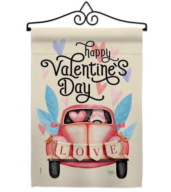 Gnome Delivery Love - Valentines Spring Vertical Impressions Decorative Flags HG101071 Made In USA - Image 7