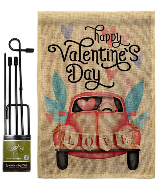 Gnome Delivery Love - Valentines Spring Vertical Impressions Decorative Flags HG101071 Made In USA - Image 14