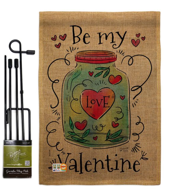 Be My Valentine - Valentines Spring Vertical Impressions Decorative Flags HG137123 Made In USA - Image 10