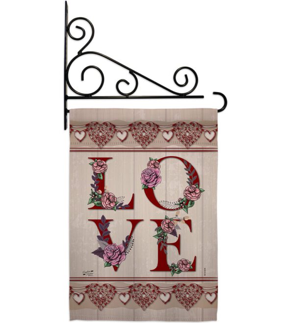 Classic Valentine Love - Valentines Spring Vertical Impressions Decorative Flags HG137144 Made In USA - Image 11