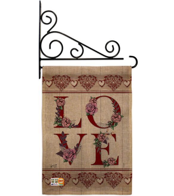 Classic Valentine Love - Valentines Spring Vertical Impressions Decorative Flags HG137144 Made In USA - Image 12