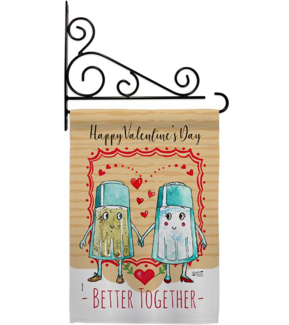 Better Together - Valentines Spring Vertical Impressions Decorative Flags HG137146 Made In USA - Image 11