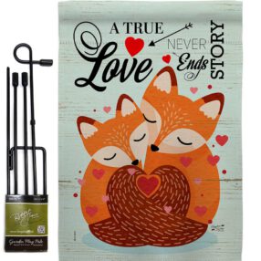 Garden Flag Valentines GS137390