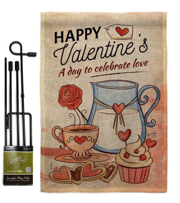 Day to Celebrate Love - Valentines Spring Vertical Impressions Decorative Flags HG137395 Made In USA - Image 14