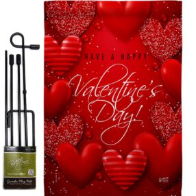 Garden Flag Valentines GS137398