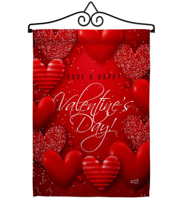 All of Heart - Valentines Spring Vertical Impressions Decorative Flags HG137398 Made In USA - Image 8