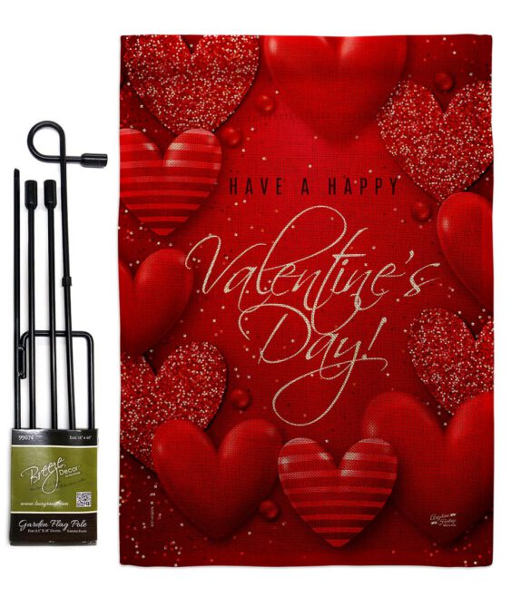 All of Heart - Valentines Spring Vertical Impressions Decorative Flags HG137398 Made In USA - Image 15