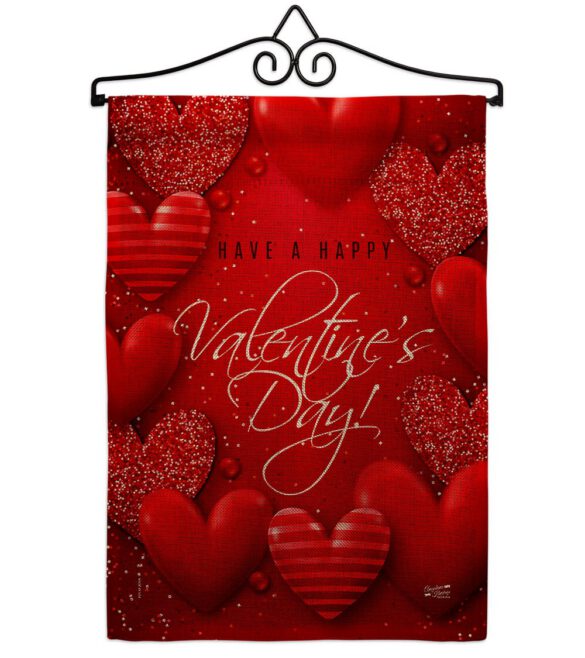 All of Heart - Valentines Spring Vertical Impressions Decorative Flags HG137398 Made In USA - Image 18