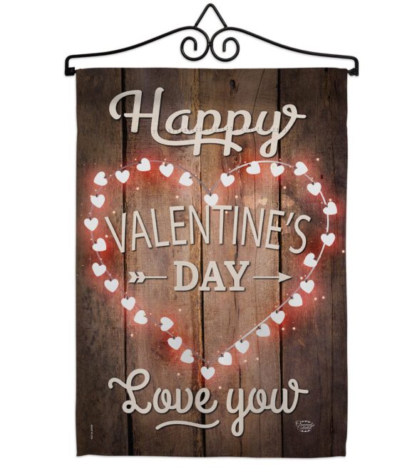 Happy Valentine's Day - Valentines Spring Vertical Impressions Decorative Flags HG191094 Made In USA - Image 7