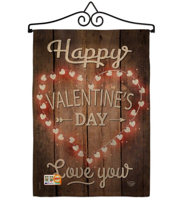 Happy Valentine's Day - Valentines Spring Vertical Impressions Decorative Flags HG191094 Made In USA - Image 10