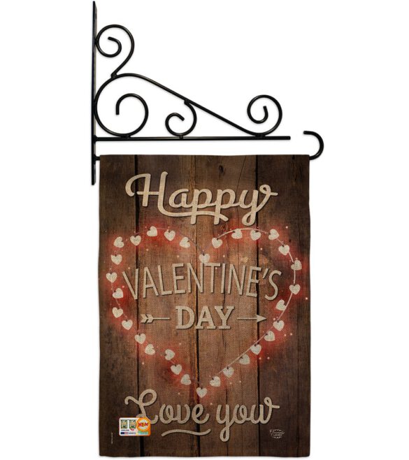 Happy Valentine's Day - Valentines Spring Vertical Impressions Decorative Flags HG191094 Made In USA - Image 12