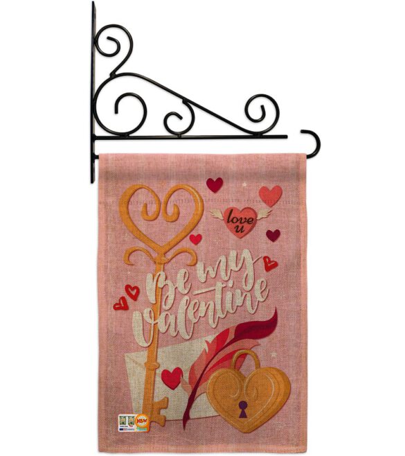 Be My Valentine - Valentines Spring Vertical Impressions Decorative Flags HG192054 Made In USA - Image 13