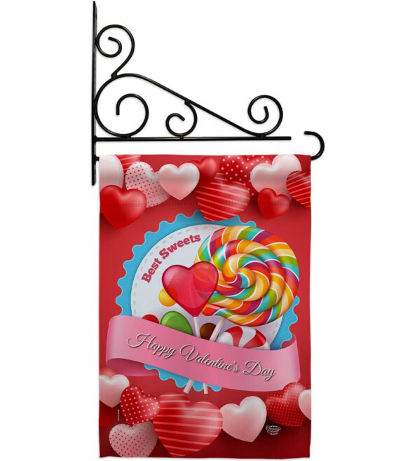 Best Sweet - Valentines Spring Vertical Impressions Decorative Flags HG192306 Made In USA - Image 8
