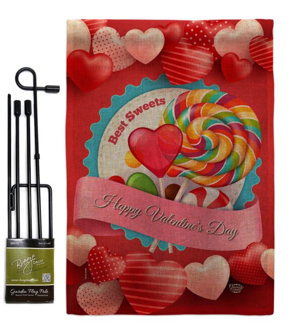 Best Sweet - Valentines Spring Vertical Impressions Decorative Flags HG192306 Made In USA - Image 12