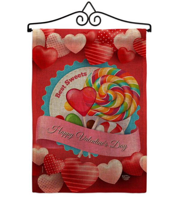 Best Sweet - Valentines Spring Vertical Impressions Decorative Flags HG192306 Made In USA - Image 13