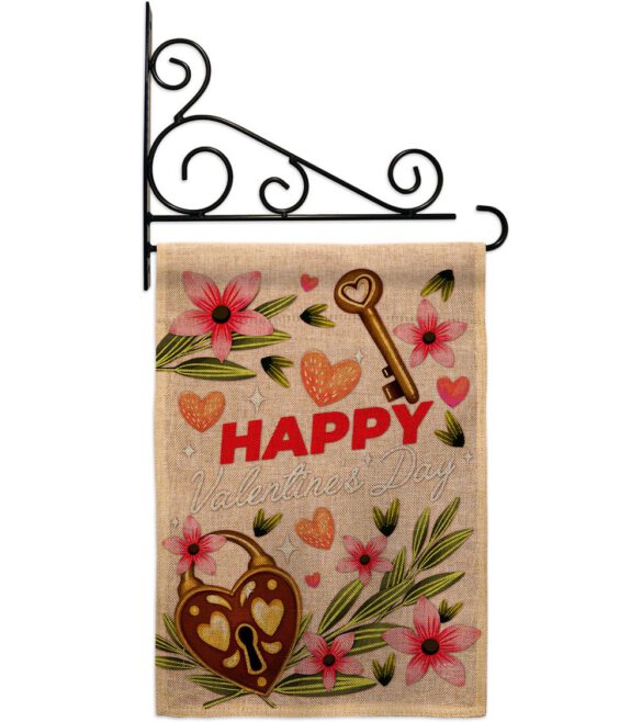 Heart & Luck - Valentines Spring Vertical Impressions Decorative Flags HG192395 Made In USA - Image 18