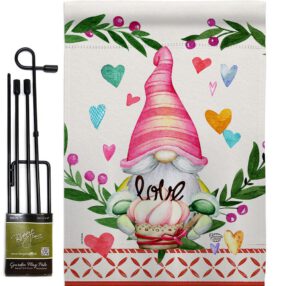 Garden Flag Valentines GS192407