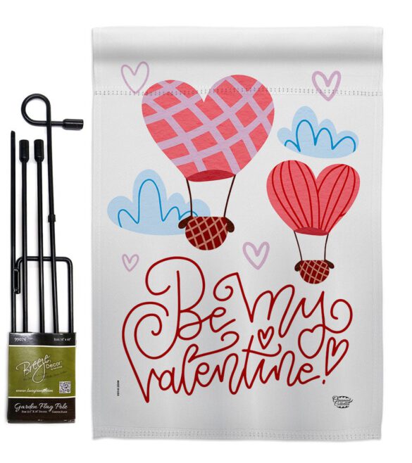 Be My Valentine - Valentines Spring Vertical Impressions Decorative Flags HG192415 Made In USA - Image 5