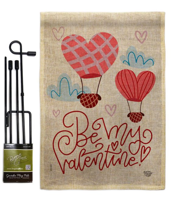 Be My Valentine - Valentines Spring Vertical Impressions Decorative Flags HG192415 Made In USA - Image 15