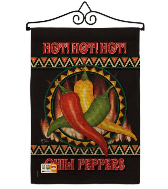 Chili Peppers - Vegetable Food Vertical Impressions Decorative Flags HG117031 Made In USA - Image 10
