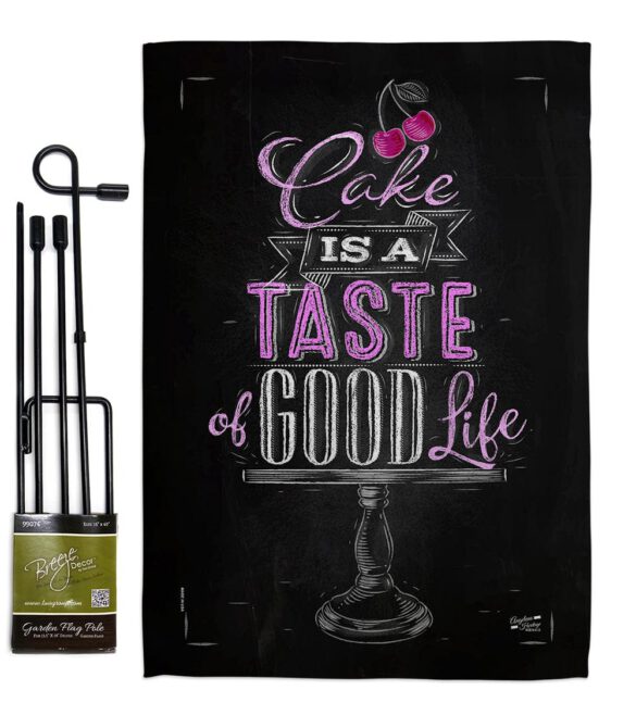 Cake Taste Good - Vegetable Food Vertical Impressions Decorative Flags HG137270 Made In USA - Image 4
