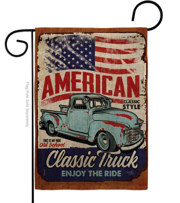 Classic Truck - Vehicle Interests Vertical Impressions Decorative Flags HG115255 Made In USA - Image 11