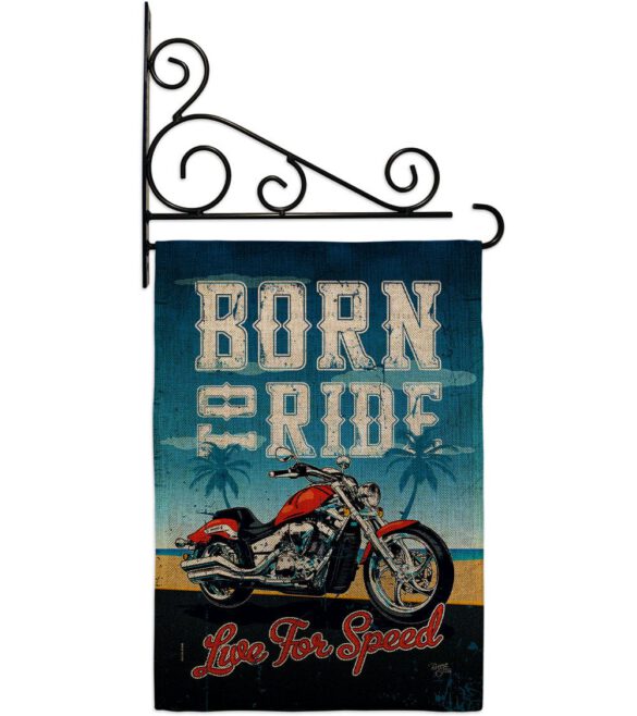 Born To Ride - Vehicle Interests Vertical Impressions Decorative Flags HG115181 Made In USA - Image 18