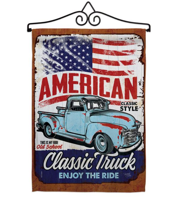 Classic Truck - Vehicle Interests Vertical Impressions Decorative Flags HG115255 Made In USA - Image 7