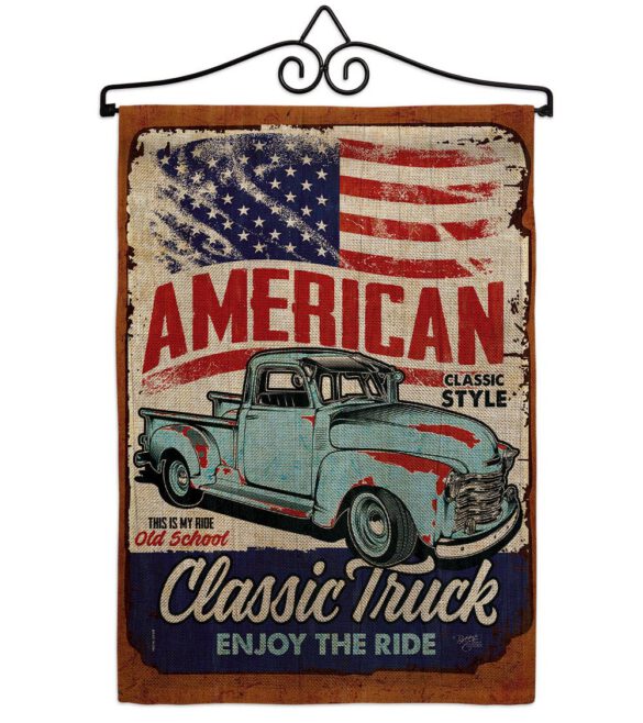Classic Truck - Vehicle Interests Vertical Impressions Decorative Flags HG115255 Made In USA - Image 17