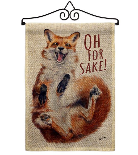 Fox Sake - Wildlife Nature Vertical Impressions Decorative Flags HG137561 Made In USA - Image 17