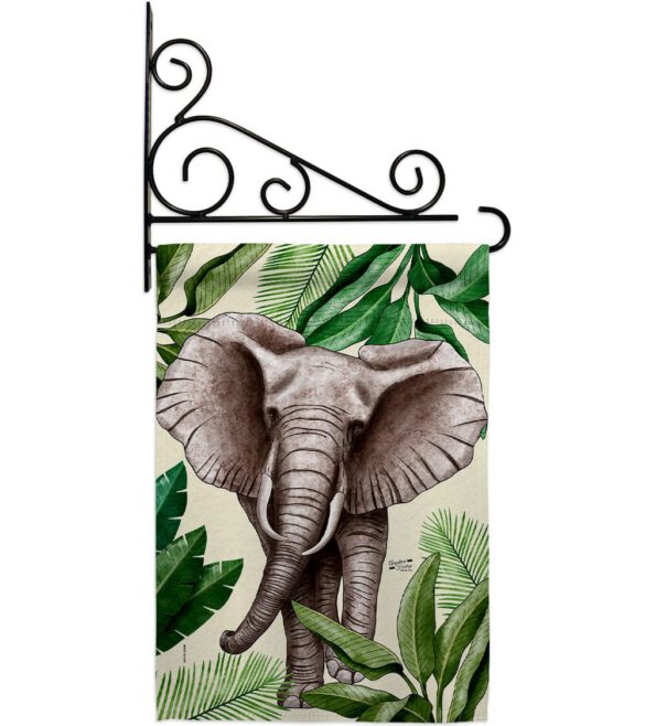 Elephant - Wildlife Nature Vertical Impressions Decorative Flags HG137578 Made In USA - Image 8