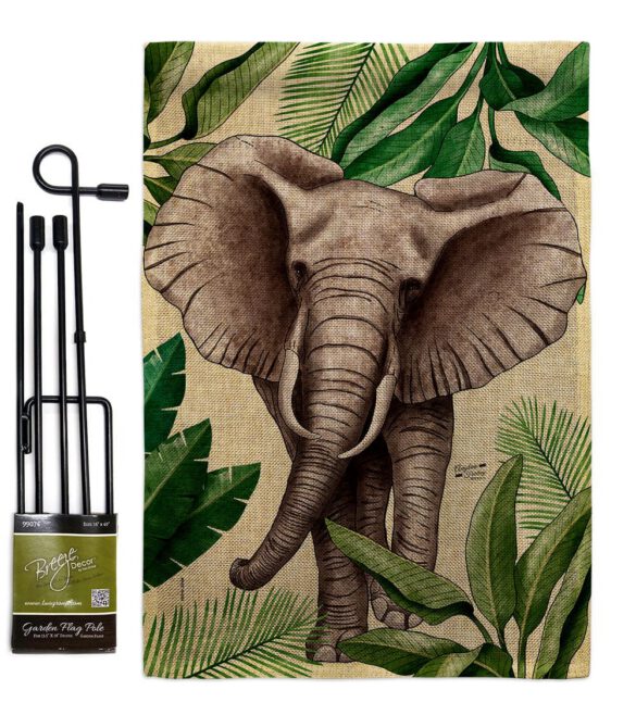 Elephant - Wildlife Nature Vertical Impressions Decorative Flags HG137578 Made In USA - Image 16