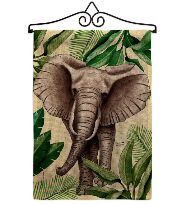 Elephant - Wildlife Nature Vertical Impressions Decorative Flags HG137578 Made In USA - Image 19
