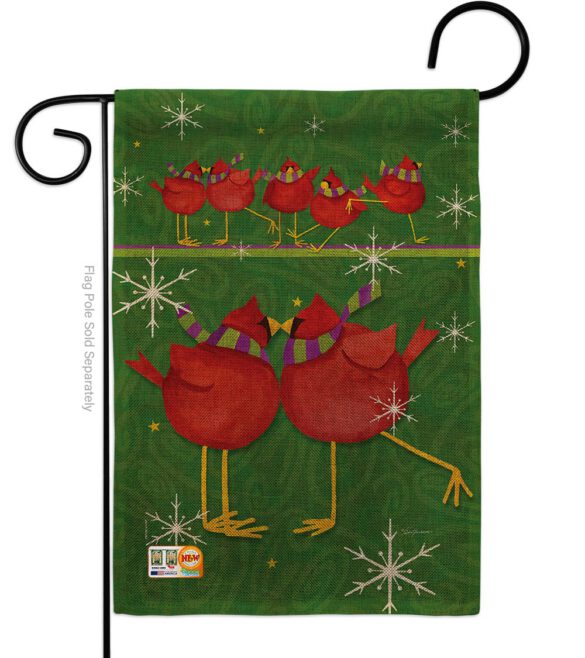 Callin All Cardinals - Winter Wonderland Winter Vertical Impressions Decorative Flags HG114216 Made In USA - Image 8