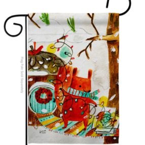Decorating Christmas - Winter Wonderland Winter Vertical Impressions Decorative Flags HG130000 Made In USA