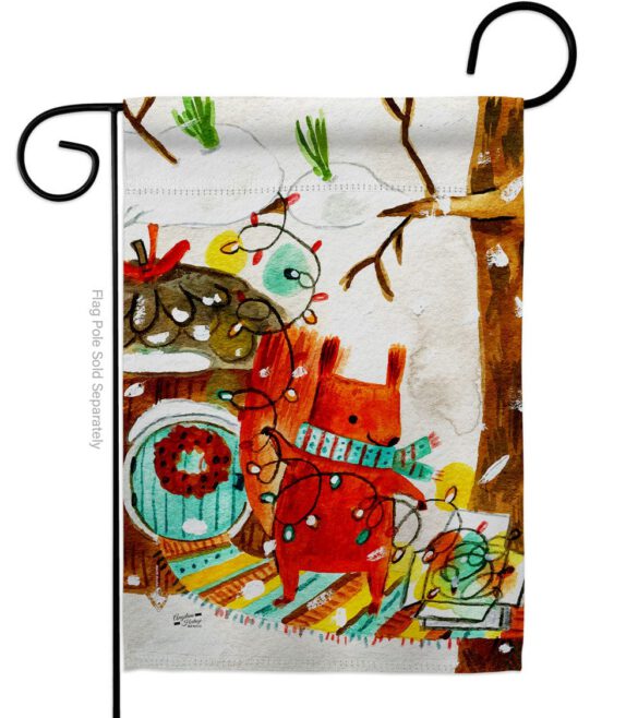 Decorating Christmas - Winter Wonderland Winter Vertical Impressions Decorative Flags HG130000 Made In USA