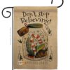 Don’t Stop Believing - Winter Wonderland Winter Vertical Impressions Decorative Flags HG137098 Made In USA