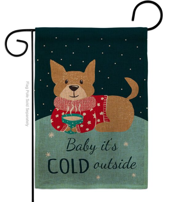 Baby It's Cold - Winter Wonderland Winter Vertical Impressions Decorative Flags HG137318 Made In USA - Image 12