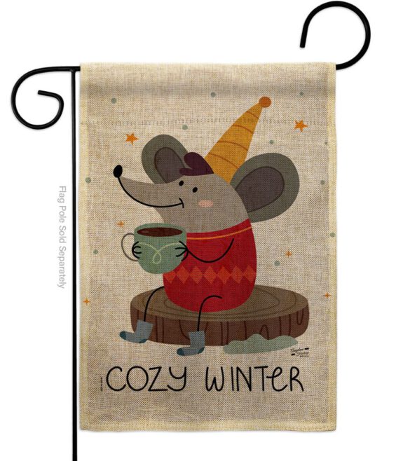 Cozy Winter - Winter Wonderland Winter Vertical Impressions Decorative Flags HG137373 Made In USA - Image 11
