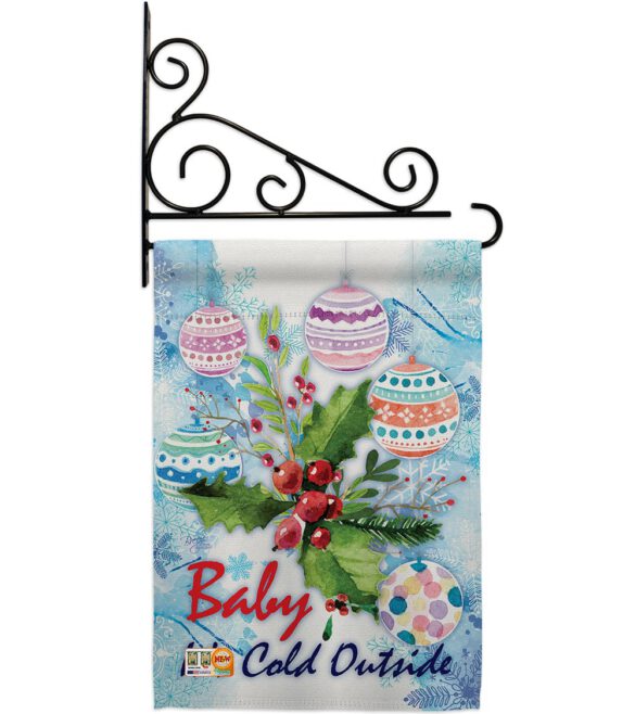 Baby It's Cold - Winter Wonderland Winter Vertical Impressions Decorative Flags HG114005 Made In USA - Image 12