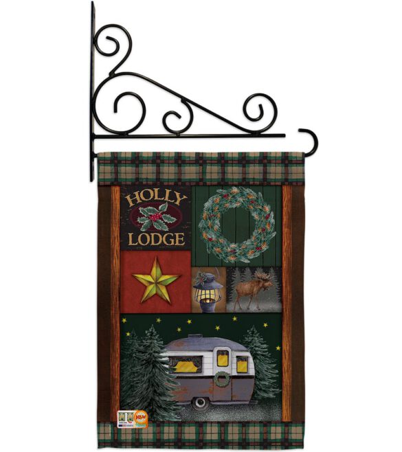 Holly Lodge - Winter Wonderland Winter Vertical Impressions Decorative Flags HG114143 Made In USA - Image 11