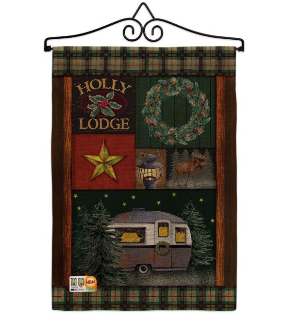 Holly Lodge - Winter Wonderland Winter Vertical Impressions Decorative Flags HG114143 Made In USA - Image 10