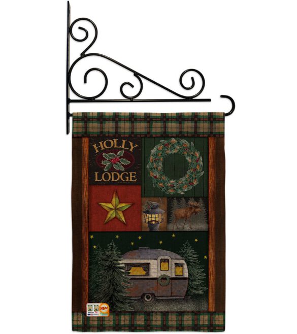 Holly Lodge - Winter Wonderland Winter Vertical Impressions Decorative Flags HG114143 Made In USA - Image 12
