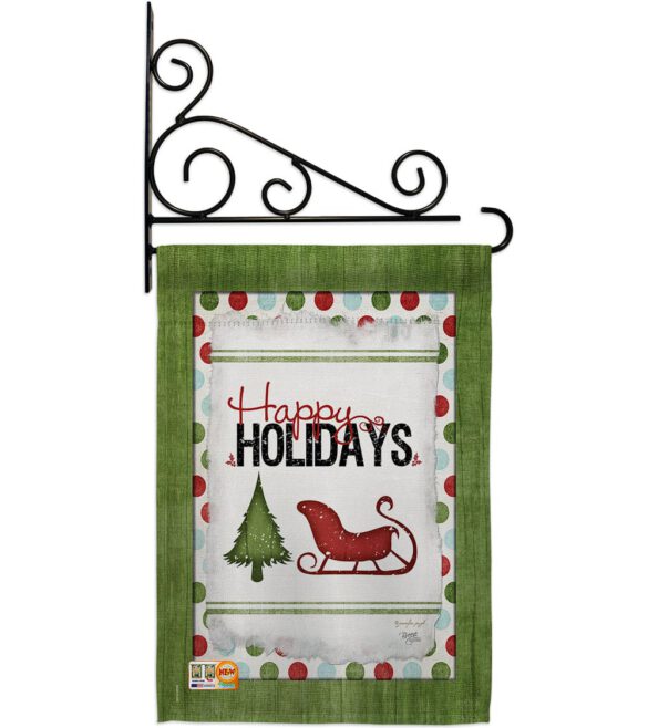 Classic Happy Holidays - Winter Wonderland Winter Vertical Impressions Decorative Flags HG114177 Made In USA - Image 11