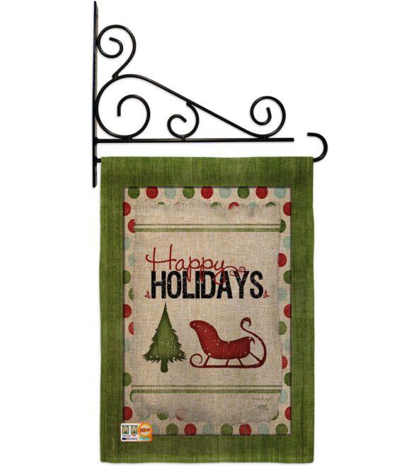 Classic Happy Holidays - Winter Wonderland Winter Vertical Impressions Decorative Flags HG114177 Made In USA - Image 12