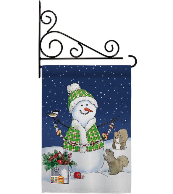 Decorating with Snowmen - Winter Wonderland Winter Vertical Impressions Decorative Flags HG114210 Made In USA - Image 11