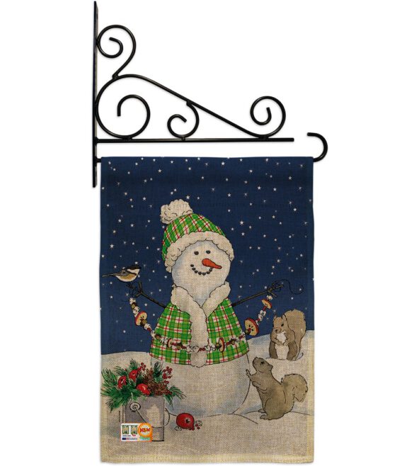 Decorating with Snowmen - Winter Wonderland Winter Vertical Impressions Decorative Flags HG114210 Made In USA - Image 12