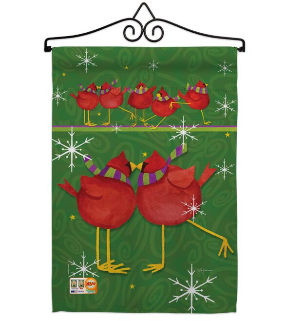 Callin All Cardinals - Winter Wonderland Winter Vertical Impressions Decorative Flags HG114216 Made In USA - Image 7