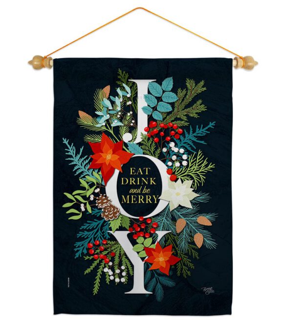 Be merry - Winter Wonderland Winter Vertical Impressions Decorative Flags HG114251 Made In USA - Image 11